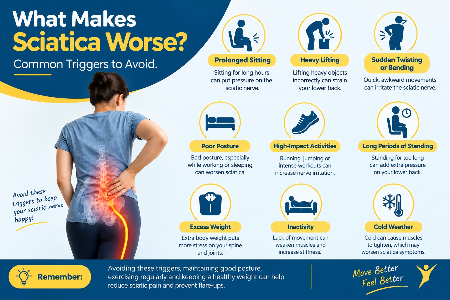 What Makes Sciatica Worse? Common Triggers to Avoid